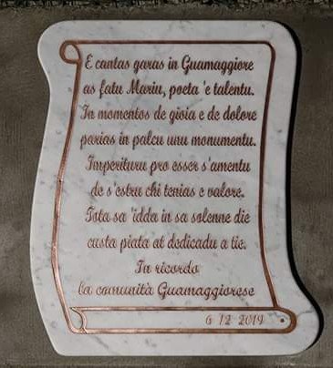 targa commemorativa